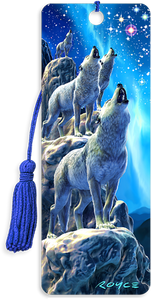 3D Bookmarks: Wolf Choir