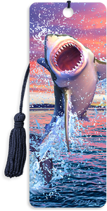 3D Bookmarks: Leaping Shark