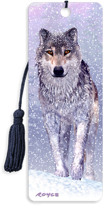 3D Bookmarks: Snow Wolf