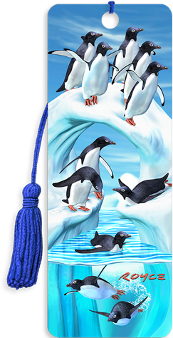 3D Bookmarks: Penguins