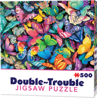 Double-Trouble Puzzle: Butterflies