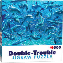 Load image into Gallery viewer, Double-Trouble Puzzle: Dolphins