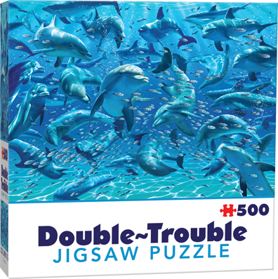 Double-Trouble Puzzle: Dolphins