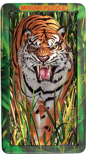 3D Portrait Magna Puzzle: Tiger