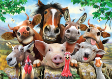 Load image into Gallery viewer, Double-Sided Selfie Puzzles: Farm