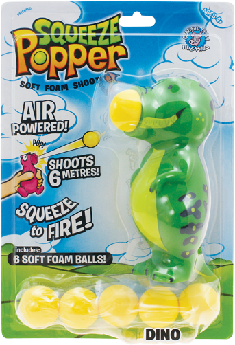 Dino hot sale squeeze popper