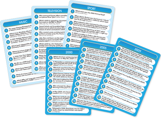 Cheatwell Games Trivia Top 00's Cheatwell Games Trivia Top 00's