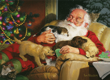 Load image into Gallery viewer, Santa&#39;s Quiet Time (1000 pieces)