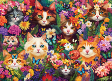 Load image into Gallery viewer, Blooming Whiskers (1000 pieces)