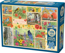 Load image into Gallery viewer, Garden Birds in Autumn (500 pieces)