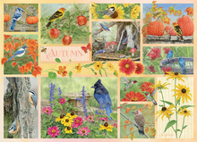 Load image into Gallery viewer, Garden Birds in Autumn (500 pieces)