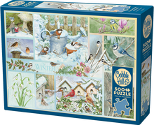 Load image into Gallery viewer, Garden Birds in Winter (500 pieces)