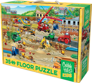 Construction Zone (35 piece) Floor Puzzle