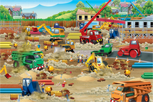 Load image into Gallery viewer, Construction Zone (35 piece) Floor Puzzle