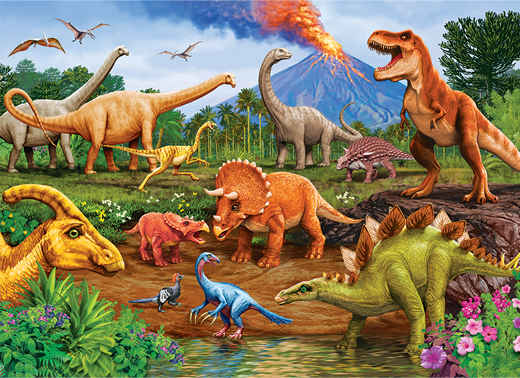 Dinos (35 piece) Floor Puzzle