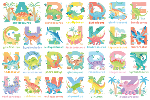 Dinosaur Alphabet (35 piece) Floor Puzzle