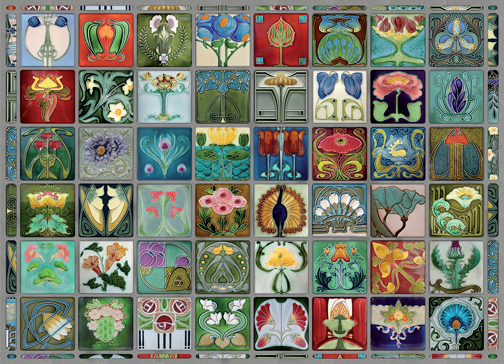 Art Nouveau Tiles (1000 pieces)