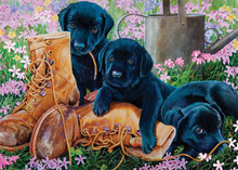 Load image into Gallery viewer, Black Lab Puppies (35 pieces)