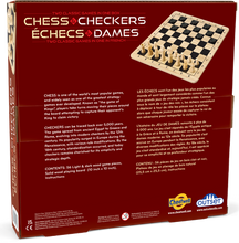 Load image into Gallery viewer, Chess &amp; Checkers Wooden