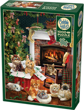 Load image into Gallery viewer, Christmas Kittens (1000 pieces)