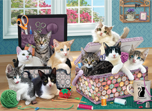 Load image into Gallery viewer, Crafty Kittens (500 pieces)