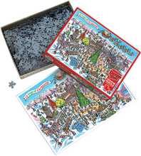 Load image into Gallery viewer, Doodle Town: 12 Days of Christmas (1000 pieces)