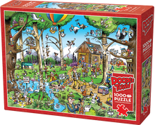 Load image into Gallery viewer, Doodle Town: Birdwatcher&#39;s Paradise (1000 pieces)