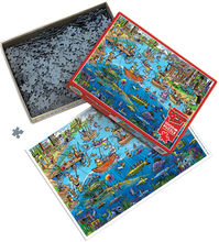 Load image into Gallery viewer, Doodle Town: Gone Fishing (1000 pieces)