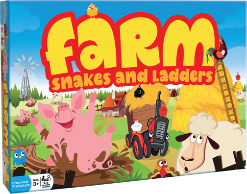 Farm Snakes & Ladders (Pre-school)