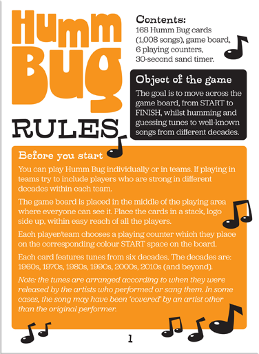 Humm Bug – Cheatwell Games