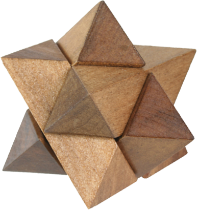 IQ Buster Wooden Puzzles (Natural)