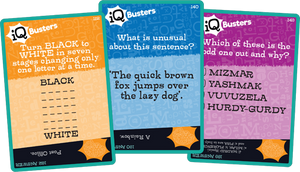 IQ Busters Cards: Word Puzzlers