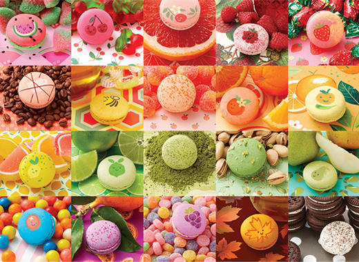 Nom Nom Macarons (500 pieces)
