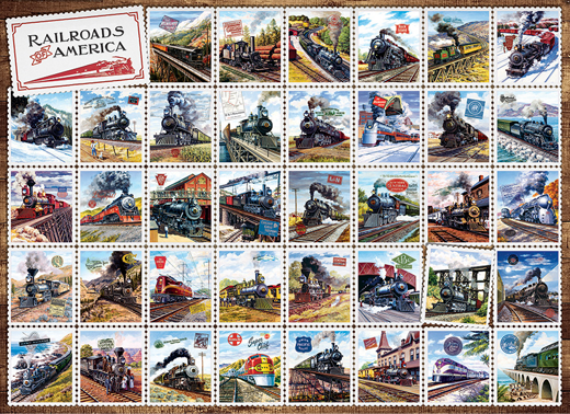 Railroads of America (1000 pieces)