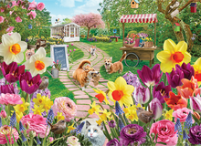 Load image into Gallery viewer, Springtime Frolic (1000 pieces)