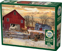 Load image into Gallery viewer, Winter on the Farm (1000 pieces)