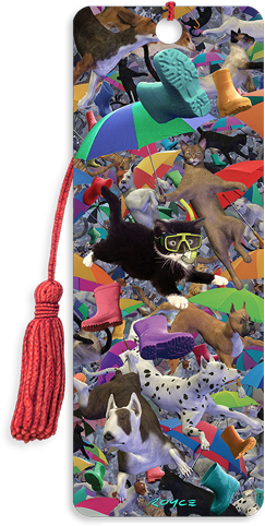3D Bookmarks: Raining Cats & Dogs