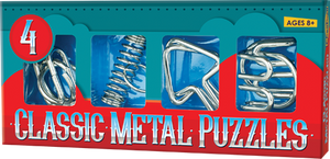 4 Classic Metal Puzzles
