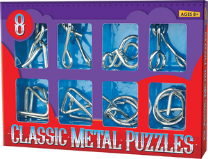 8 Classic Metal Puzzles