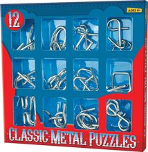 Load image into Gallery viewer, 12 Classic Metal Puzzles