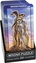 Load image into Gallery viewer, 3D Portrait Magna Puzzle: Meerkats