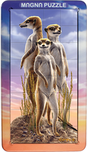 Load image into Gallery viewer, 3D Portrait Magna Puzzle: Meerkats