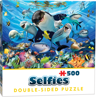Double-Sided Selfie Puzzles: Ocean
