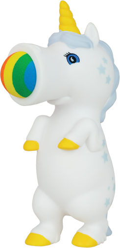 Squeeze Popper Unicorn White Cheatwell Games